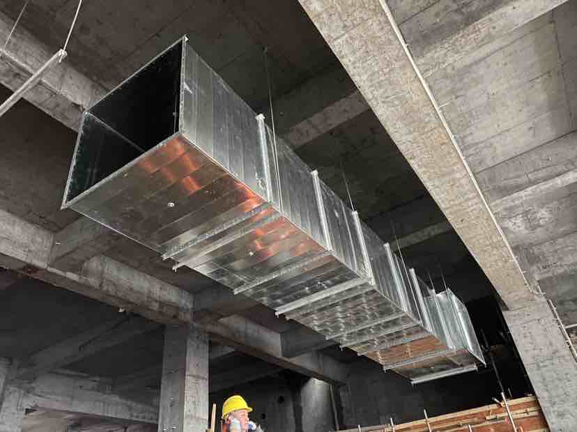 怀化鹤城区空调共板法兰管道安装,复合风管安装,保温安装,防排