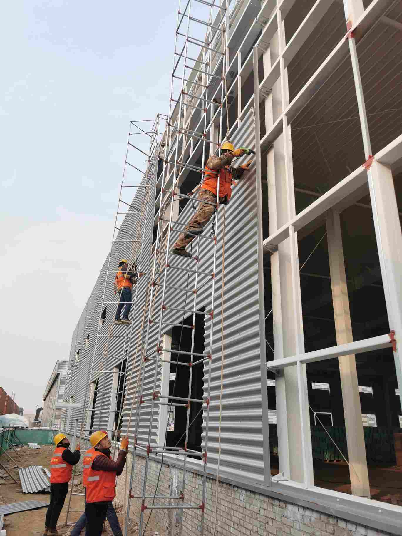 河北沧州招钢结构,打板,安装工3—5人工资日结