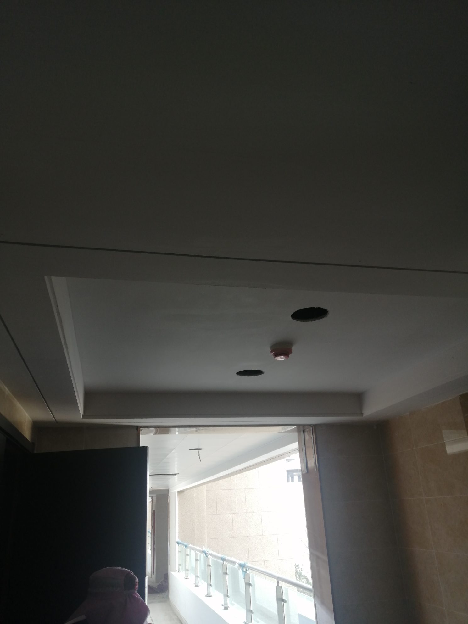 浙江嘉兴公共区域顶面刷乳胶漆