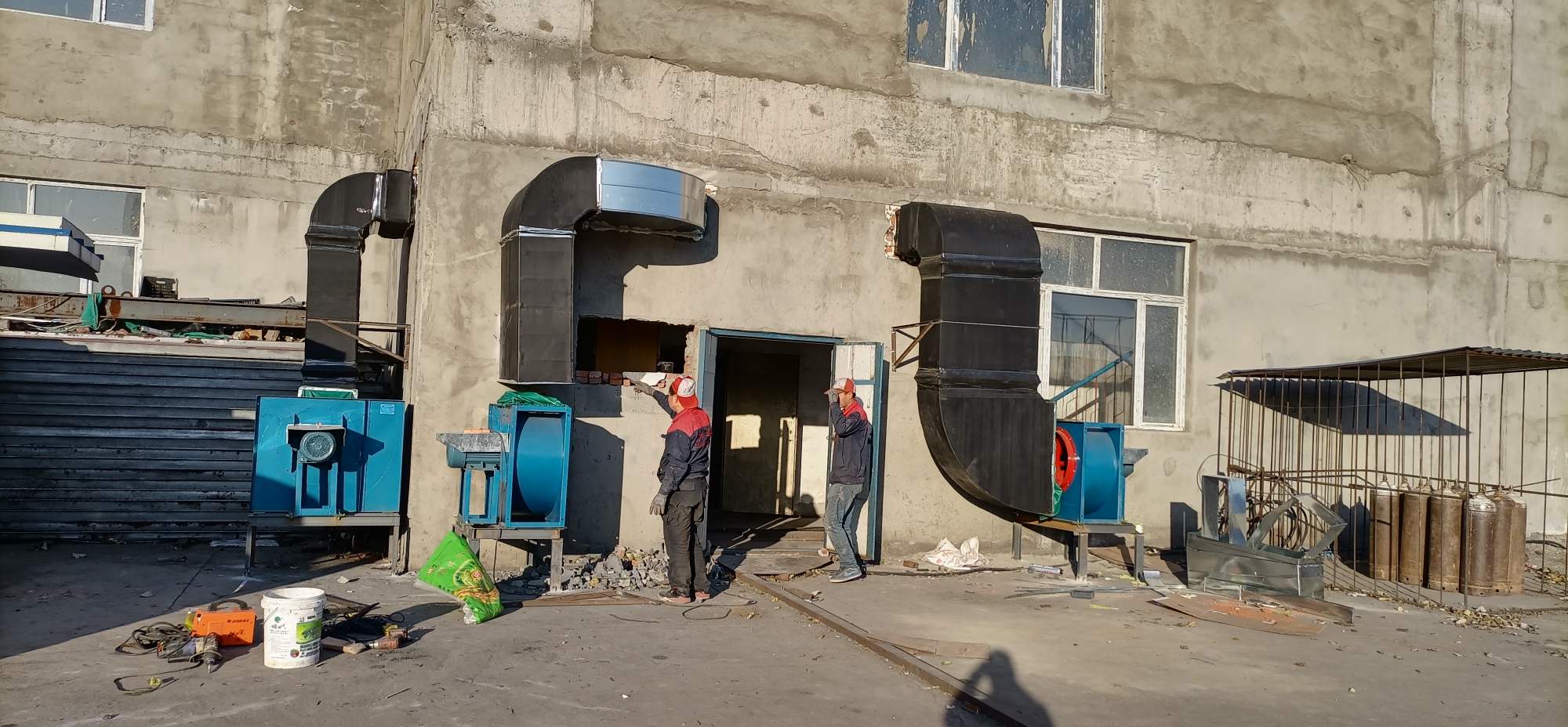 哈尔滨道里区招排风管道安装工人,工地哈尔滨,有需要找工作的联