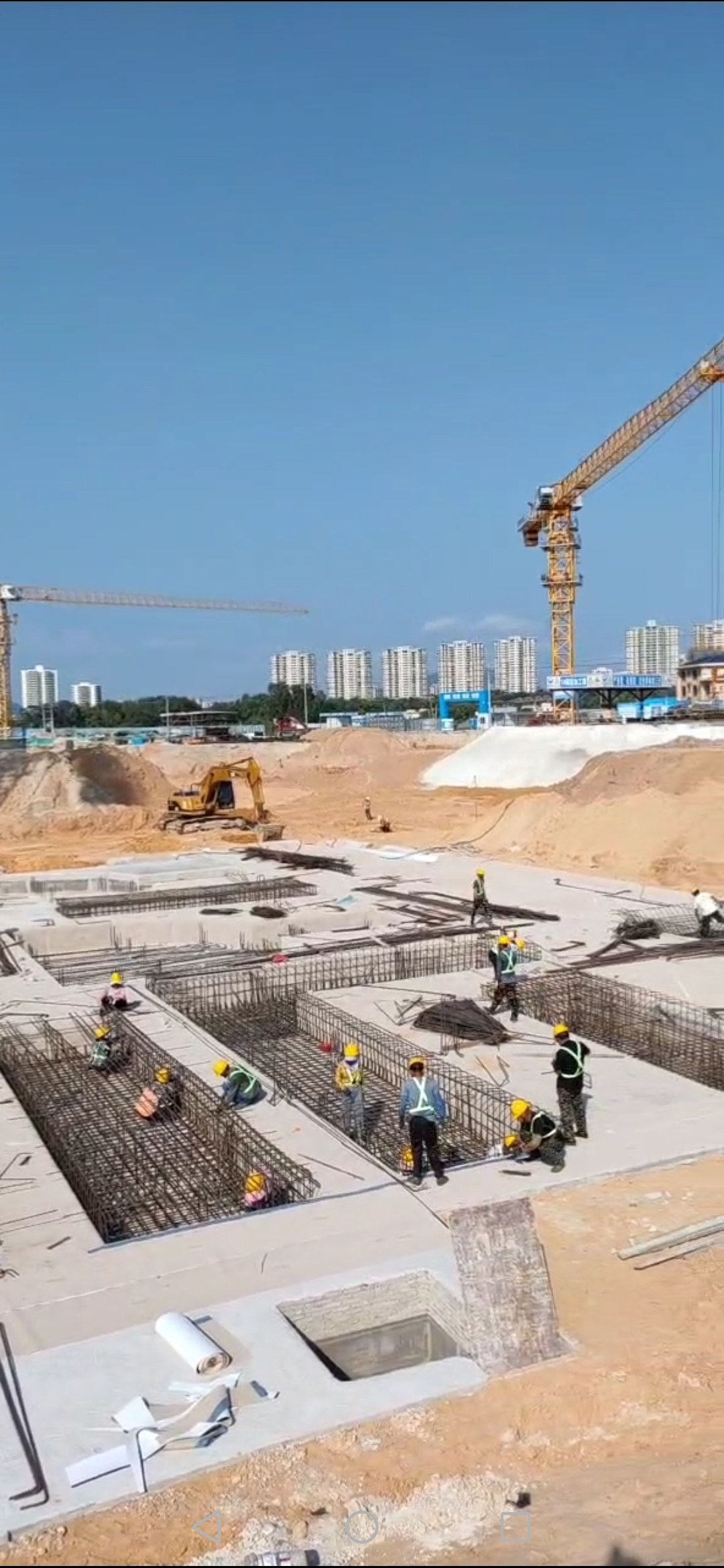 海南陵水碧桂园施工员放线海南陵水龙岭碧桂园高层项目,3栋楼