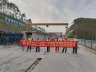 广东梅州梅县区招桥梁47片35米散拼内模，卷扬机拉