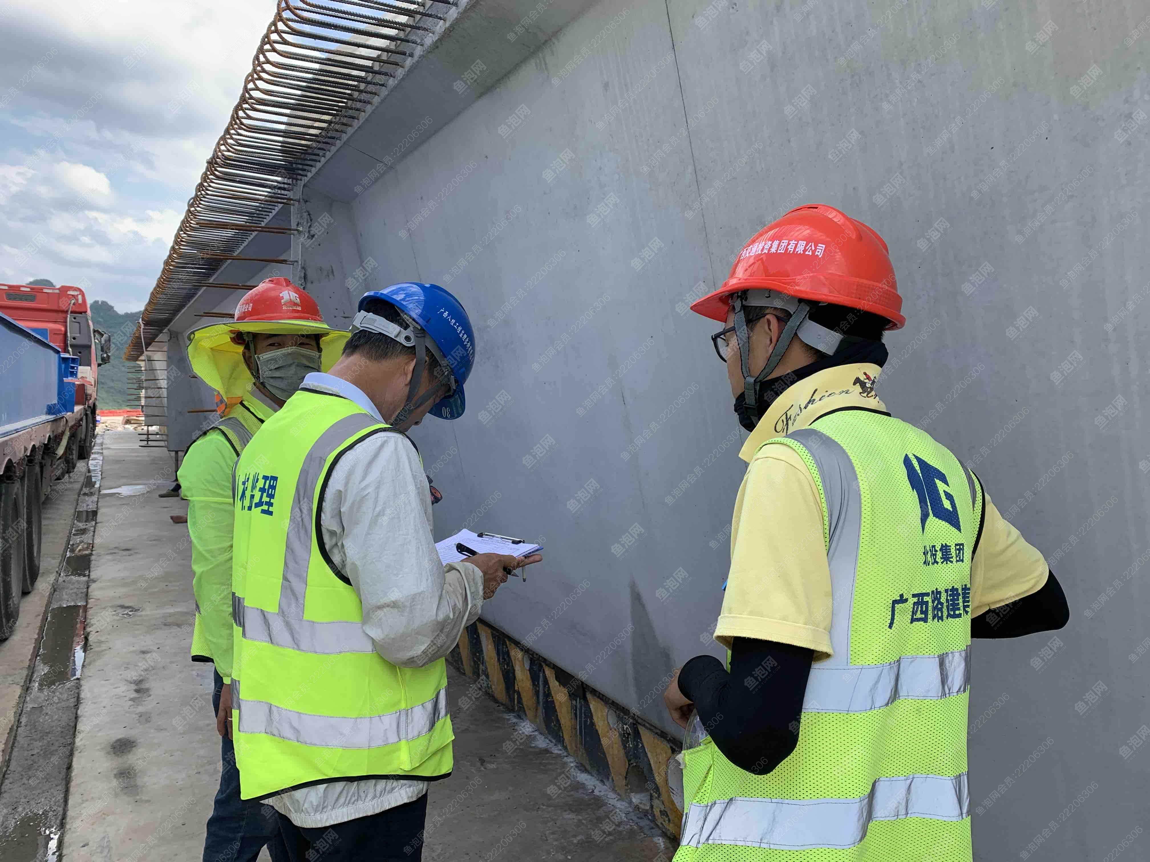 来宾技术员放线找活