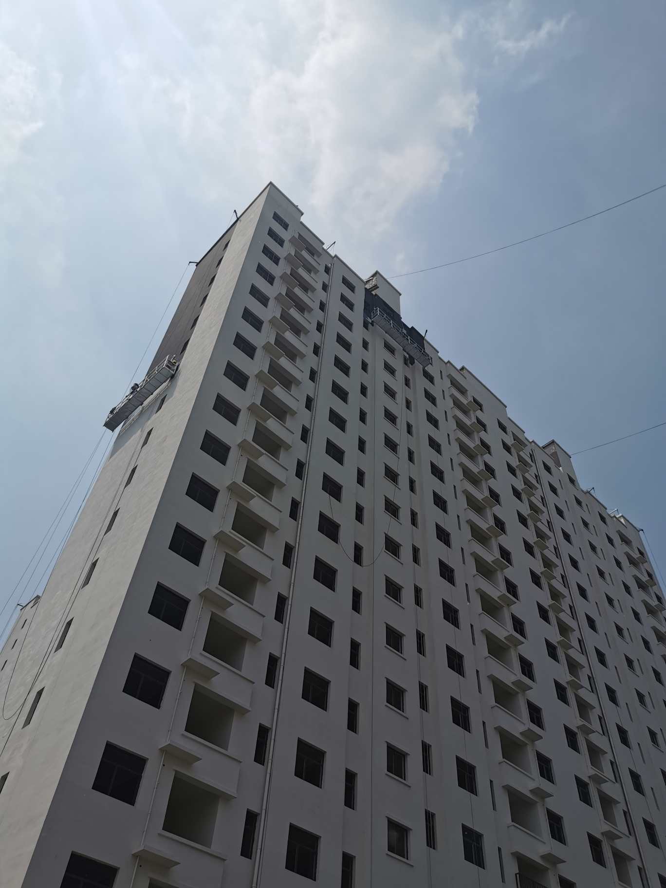 河北邢台外墙刷底漆分线