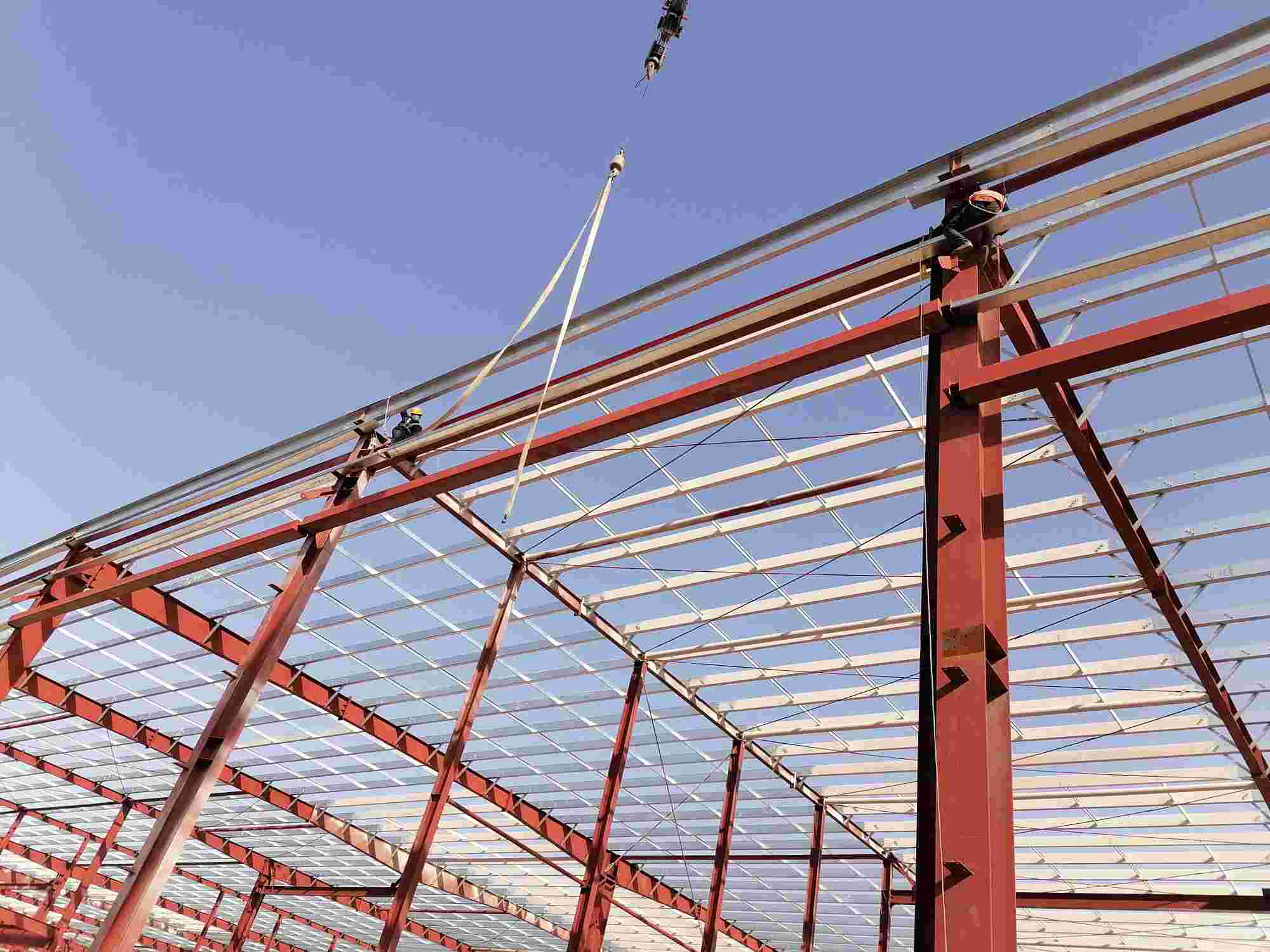 山西晋中钢结构安装打板