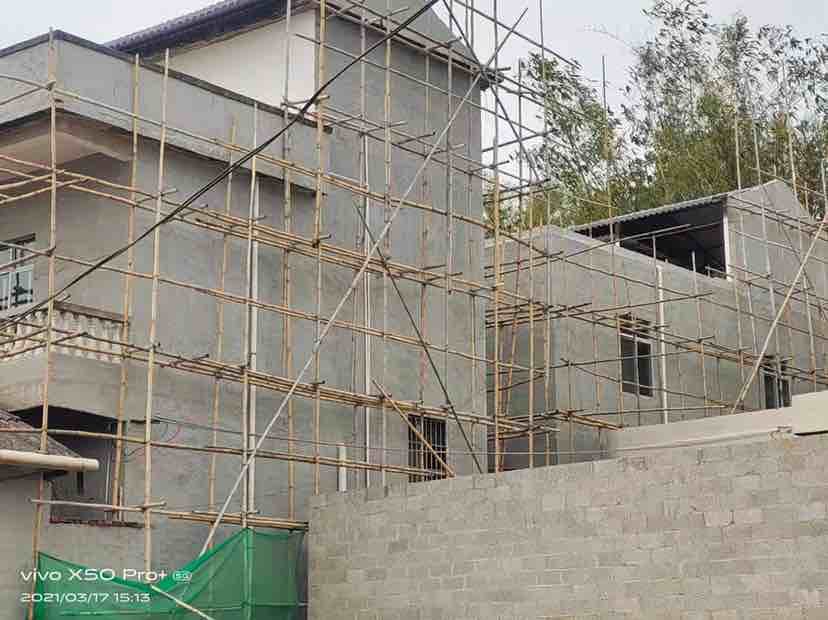 广西贵港搭外墙竹架4元一平农