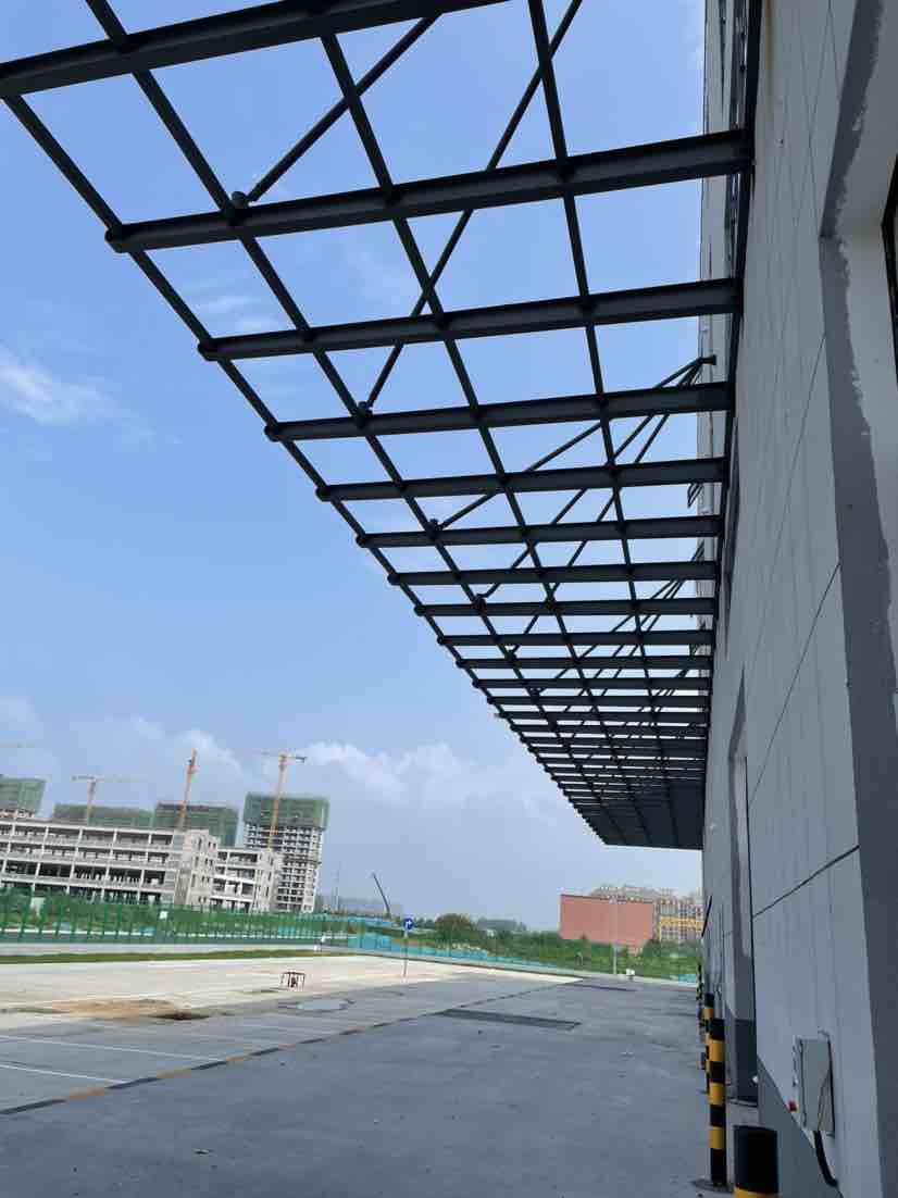 许昌建安区找安装玻璃雨棚安装师傅2名,活好干用吊车装,干完活